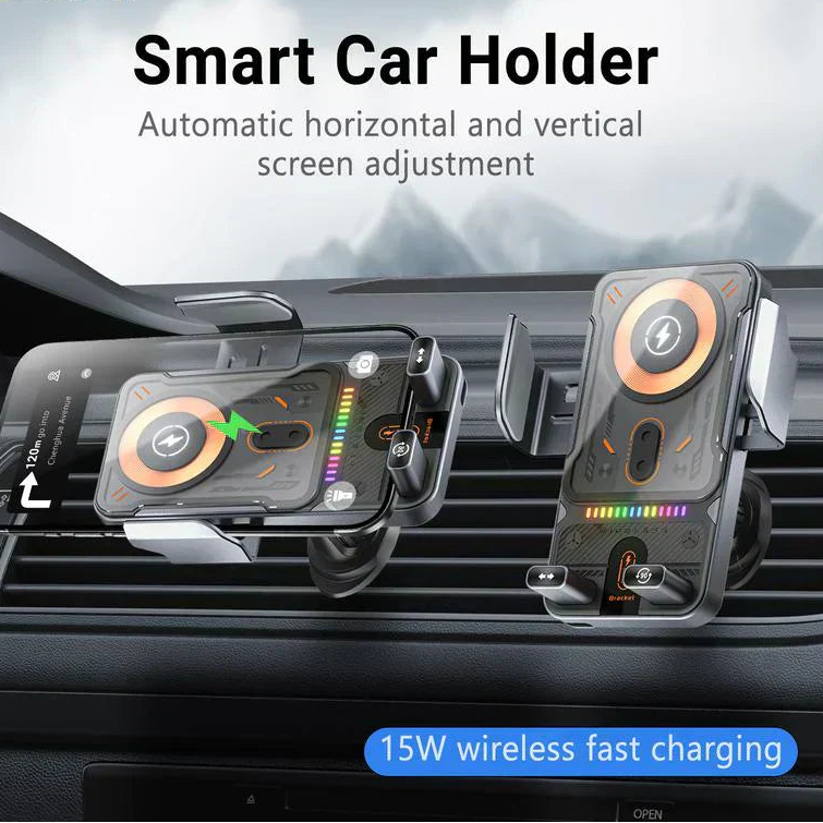 Best-Selling 2-in-1 Car Phone Holder + Wireless Charger