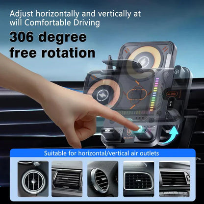 Best-Selling 2-in-1 Car Phone Holder + Wireless Charger