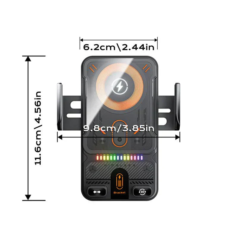 Best-Selling 2-in-1 Car Phone Holder + Wireless Charger